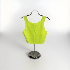 Nike Sports Bra Tank Top Neon Green AR6475-702 Size Small Women’s 0058